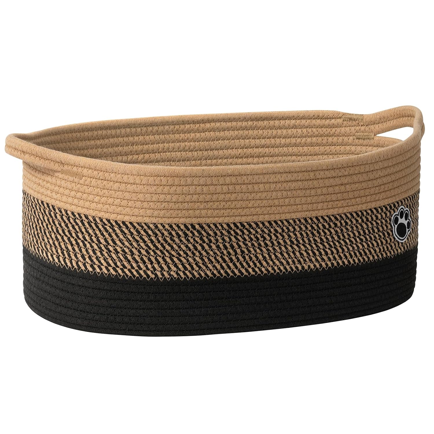 Mixed-Brown Woven Pet & Nursery Basket