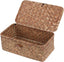 Small Seagrass Shelf Basket with Lid