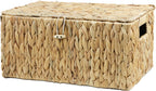Small Water Hyacinth Basket with Lid