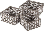 Handwoven Paper Rope Shelf Baskets