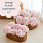 Mocha Scalloped Nursery Baskets - Set of 2
