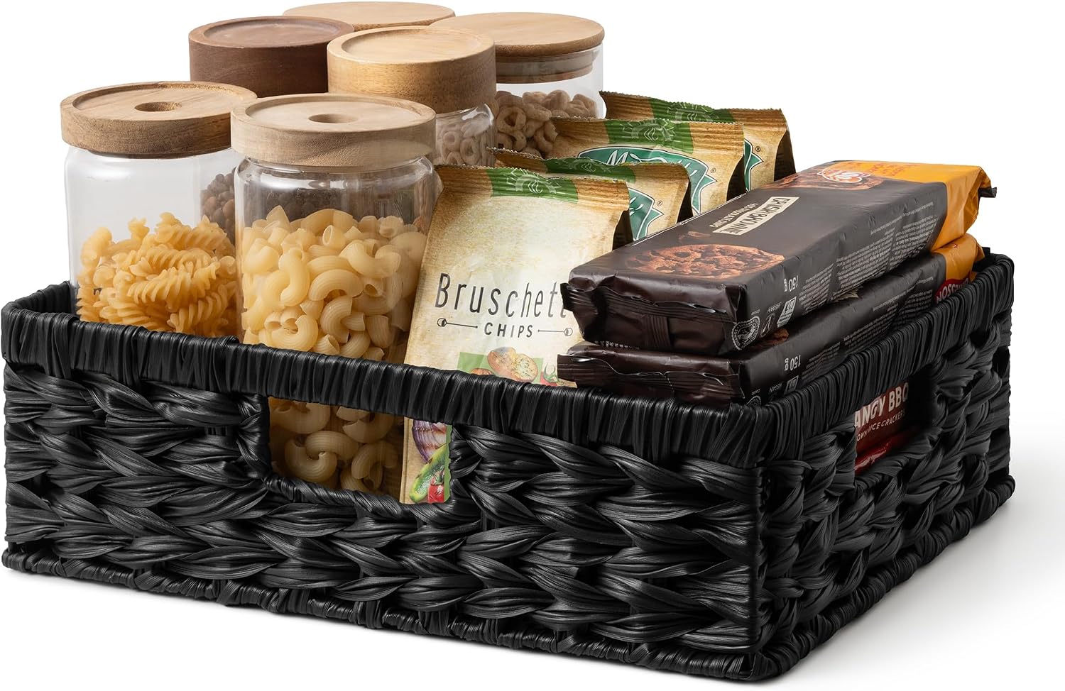 Wicker Storage Baskets for Shelves