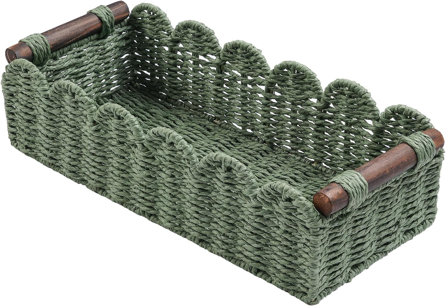 Wicker Toilet Paper Storage Basket