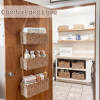Cesta colgante sobre la puerta Cestas decorativas colgantes para guarder�a de 3 niveles grandes