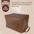 Large Handwoven Laundry Baskets - Set of 4