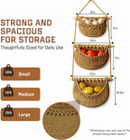 Cotton Hanging Fruit Basket