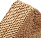 Stackable Rattan Catchall Baskets - Set of 3