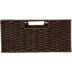 Rectangular Woven Paper Rope Storage Basket