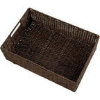 Rectangular Woven Paper Rope Storage Basket