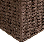 Rectangular Woven Paper Rope Storage Basket