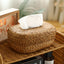 Woven Tissue Box Cover – Decorative Tissue Holder for Bathroom, Bedroom & Living Room-091604-cc