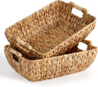 Small Wicker Countertop Baskets - Set of 2