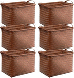 Large Handwoven Laundry Baskets - Set of 4