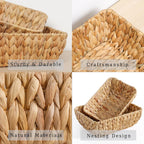 Small Wicker Countertop Baskets - Set of 2