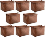 Large Handwoven Laundry Baskets - Set of 4