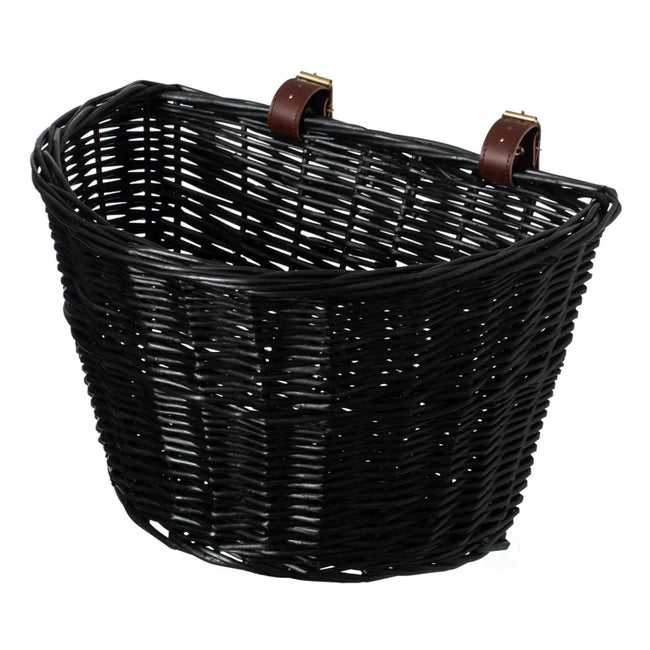 Cesta delantera para bicicleta de rat�n tejida a mano, resistente y atractiva Main Image
