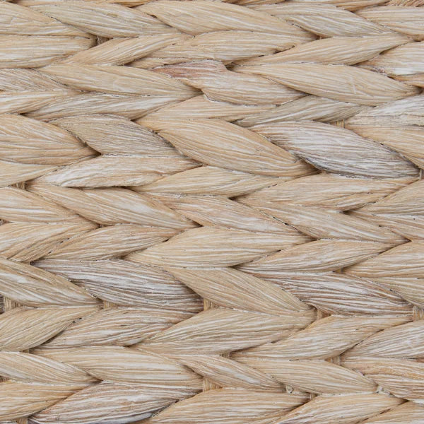 Cesta de almacenamiento decorativa tejida de algas marinas en forma de hueso