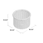 Cesta decorativa de rat�n