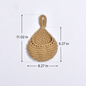 Handwoven Hanging Wall Basket – Boho Woven Planter & Decorative Storage Basket for Flowers, Plants and Home Decor-cc-091806