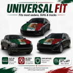 Mexican Flag Aztec Hood Cover