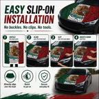 Mexican Flag Aztec Hood Cover