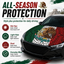 Mexican Flag Aztec Hood Cover