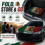 Mexican Flag Aztec Hood Cover