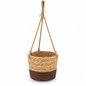 Woven Hanging Planter Basket with Rope – Boho Plant Holder for Indoor Plants, Flowers & Home Decor-cc-092406