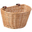 Hand-woven rattan front bicycle basket-sturdy and attractive