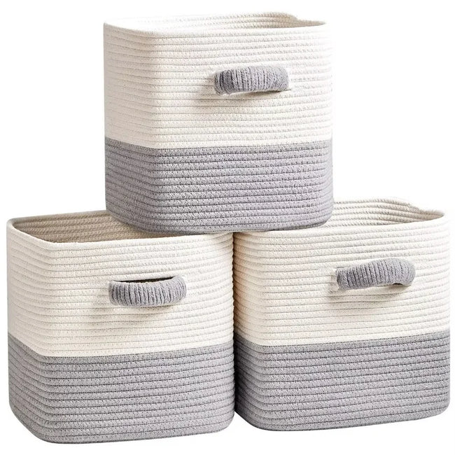 Cubos de almacenamiento de tela decorativos Main Image