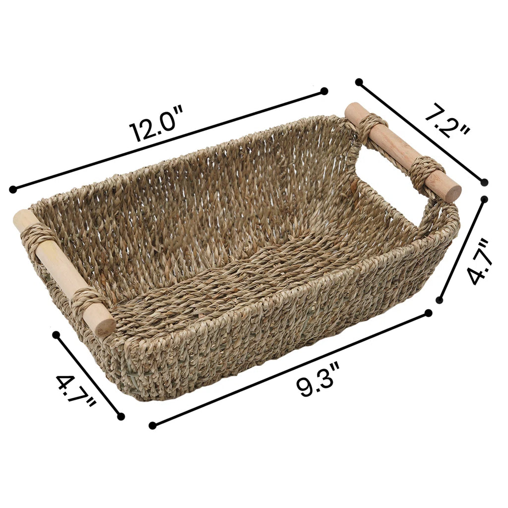 Handwoven Wicker Basket Set (Set of 2)