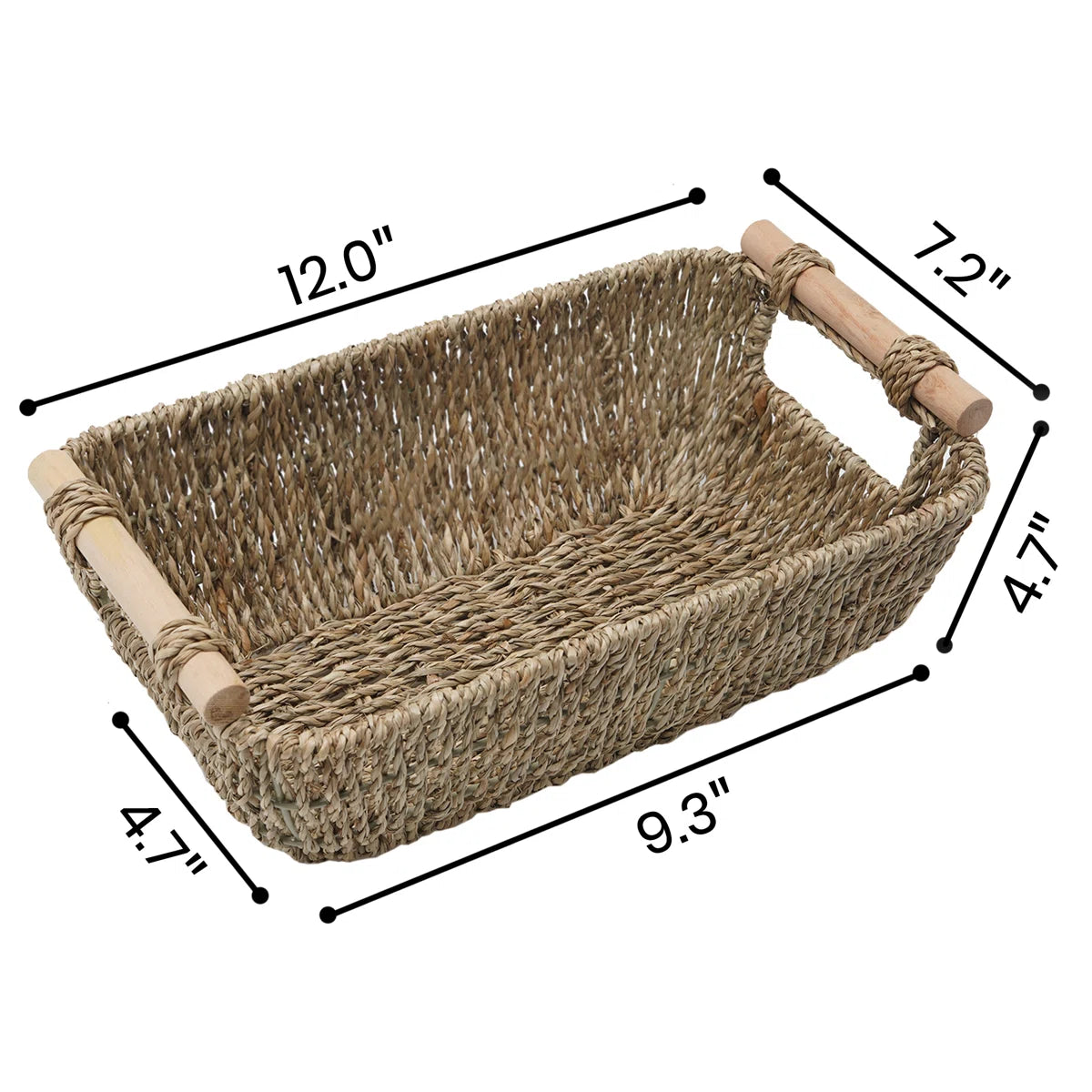 Handwoven Wicker Basket Set (Set of 2)
