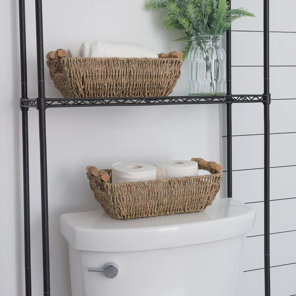 Handwoven Wicker Basket Set (Set of 2)