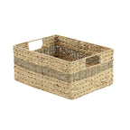 Farmhouse Boho Handwoven Seagrass Organizer Bins Pack of 4