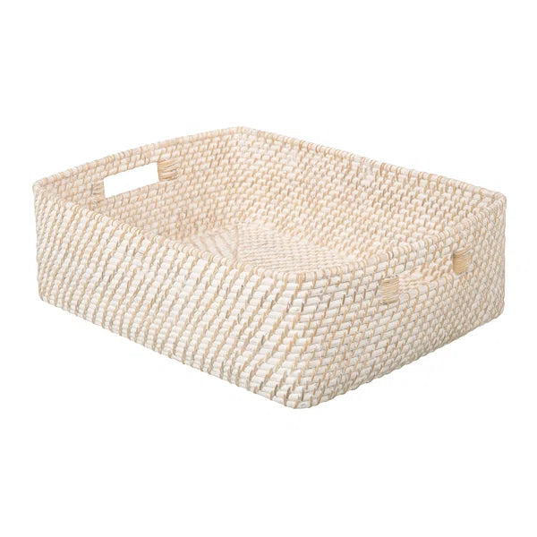 Hand-woven Bawan rattan decorative basket