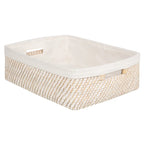 Hand-woven Bawan rattan decorative basket