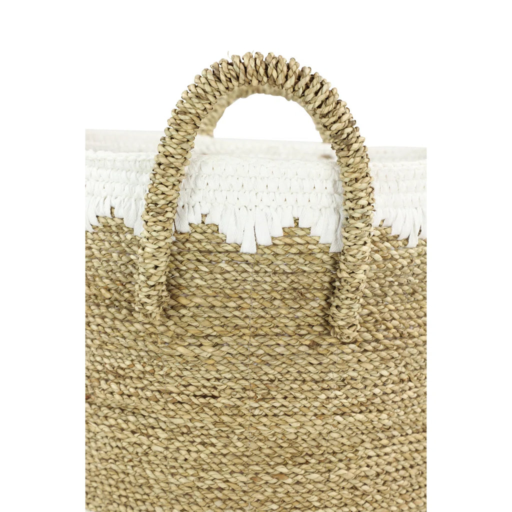Hand-woven seagrass decorative basket Three-piece set