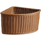 Woven Open Front Storage Basket – Decorative Organizer Bin for Shelves, Closet, Bathroom, Bedroom & Living Room-cc-091713