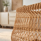Large Woven Storage Basket with Handles, Decorative Laundry Hamper for Blankets, Toys & Bedroom Organization-cc-091813