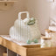 White Cloud Shaped Woven Storage Basket with Handle –Baby Clothes, Toys & Kids Room Decor-cc-091803
