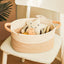 Woven Rope Storage Basket with Handles – Large Pantry, Bathroom & Home Organizer-091606-cc