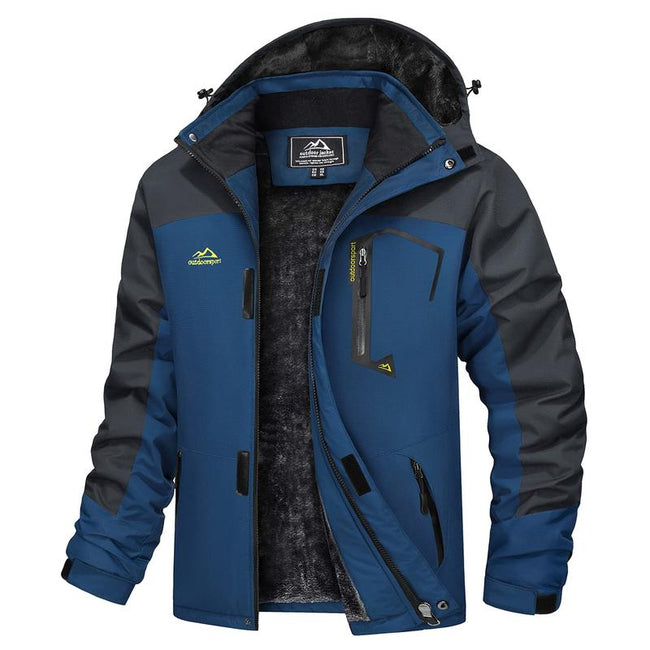 Men's Winter Coats Water Resistant Ski Snow Jacket Warm Fleece Jacket Parka Raincoats With Multi-Pockets FallFreshness Athletic Outerwear Outdoor Sportswear Outdoorfun Hover Image