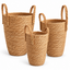 Woven Floor Basket with Handles – Decorative Storage & Flower Basket for Home Decor-091605-cc