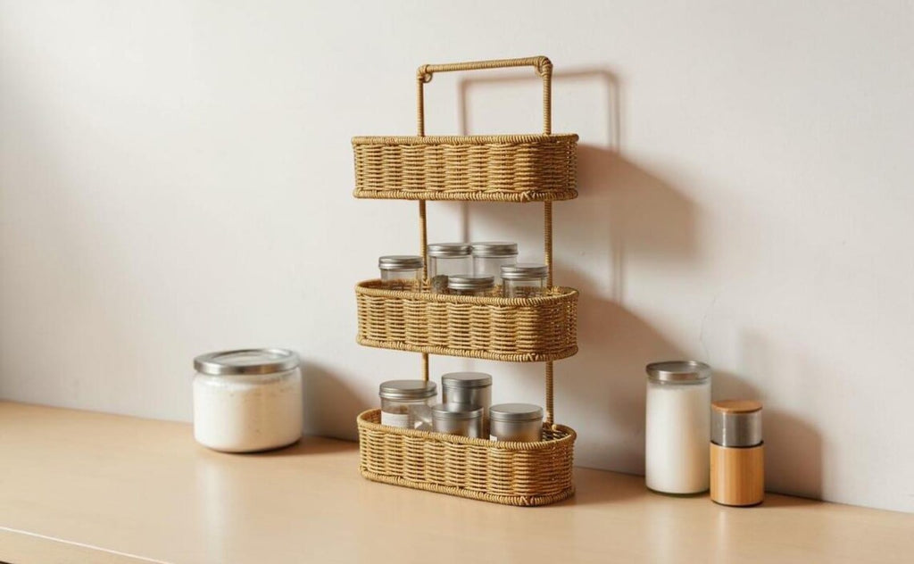 No Drill Wall Storage Basket