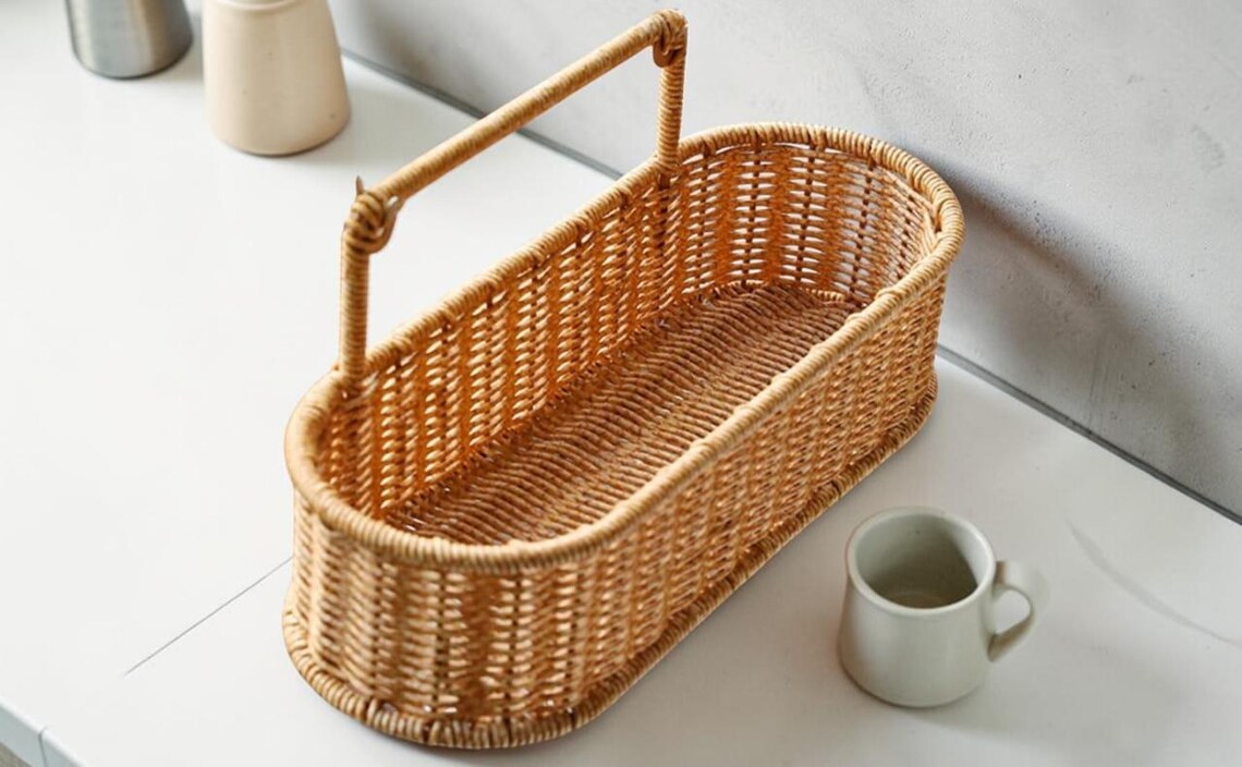 No Drill Wall Storage Basket