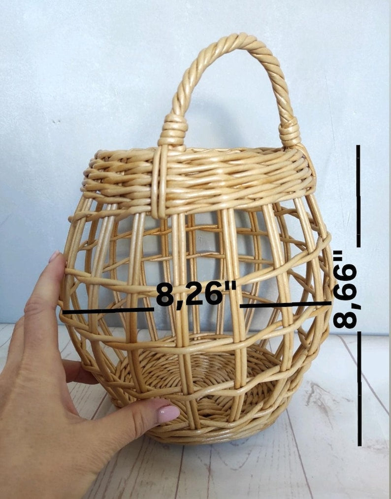 Handmade Woven Door Basket