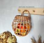 Handmade Woven Door Basket