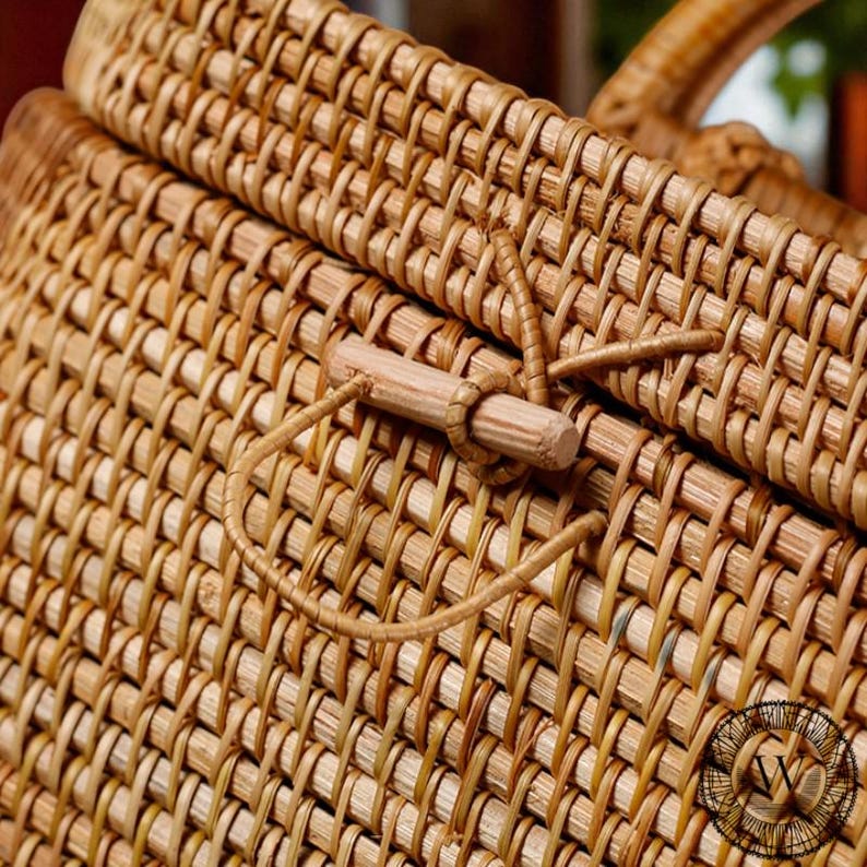 Minimalist Rattan Basket