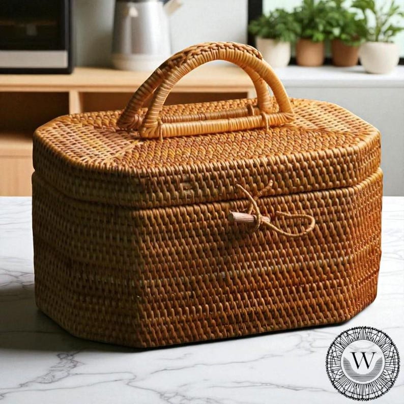 Minimalist Rattan Basket