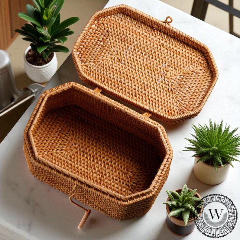Minimalist Rattan Basket